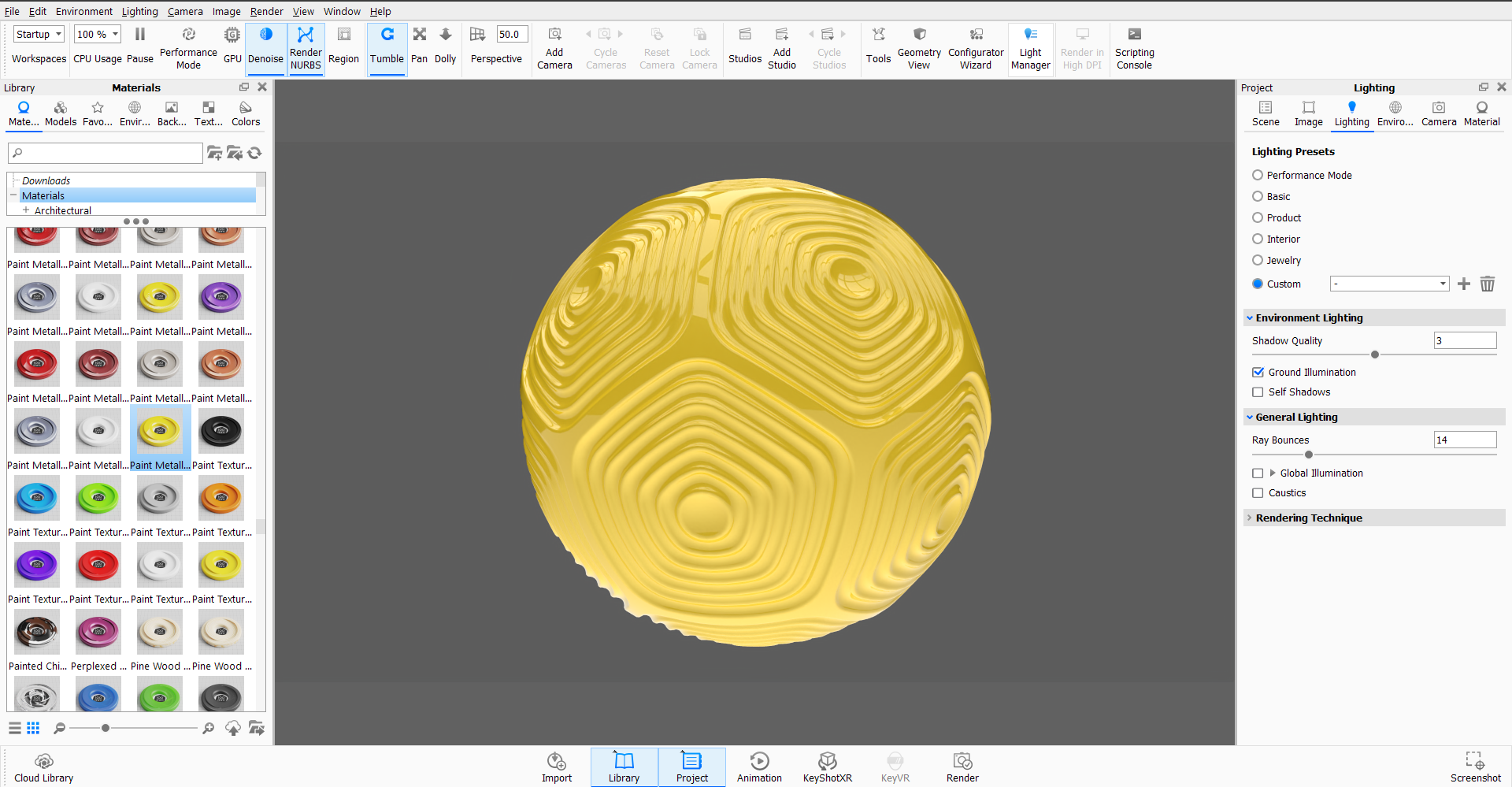 VISUALIZE VS KEYSHOT